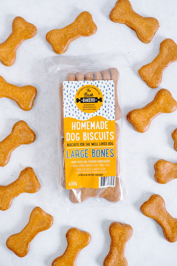 Homemade Dog Biscuits - Large Bones 400g