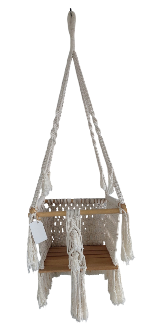 Macrame Baby Swing Chair - Image 2