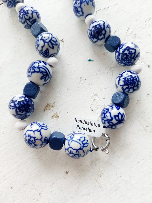 Porcelain bead necklace - Image 2