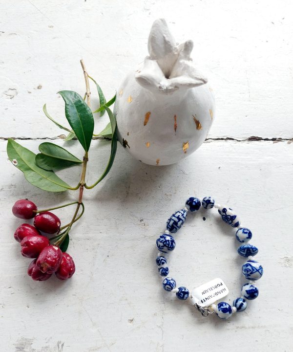 Porcelain bead bracelet - Image 2