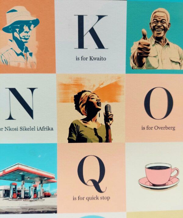 South Africa Alphabet Poster - Image 4