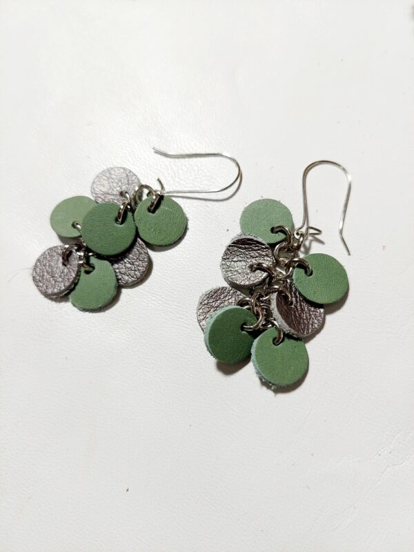 Leather earrings - Image 6