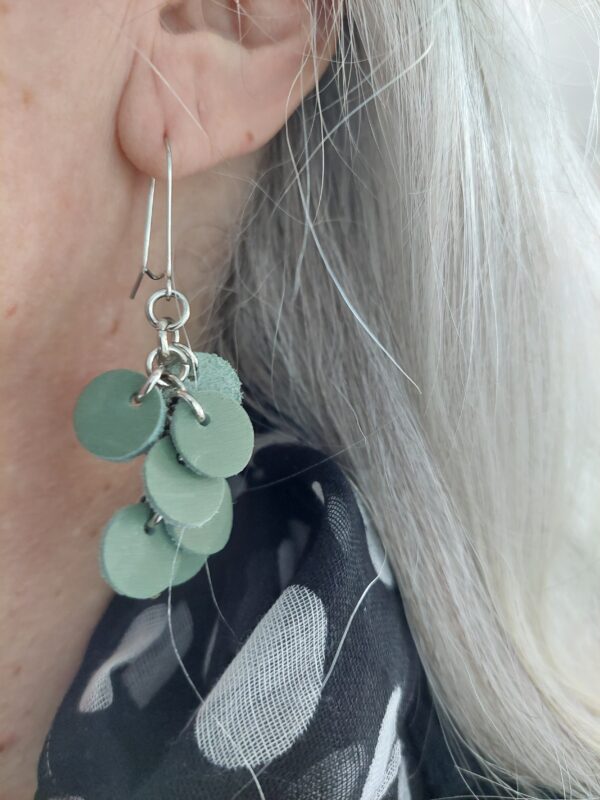 Leather earrings