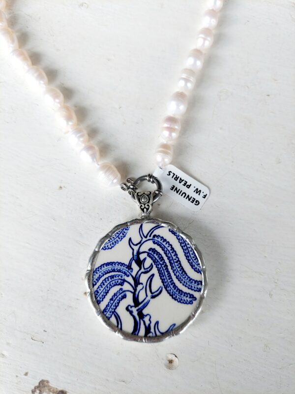 Vintage ceramic pendant - Image 2