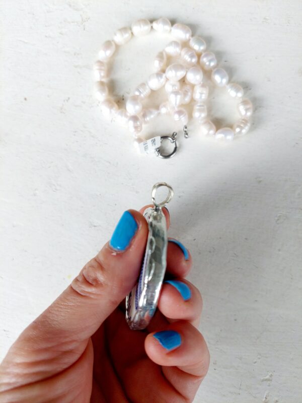 Vintage ceramic pendant - Image 4