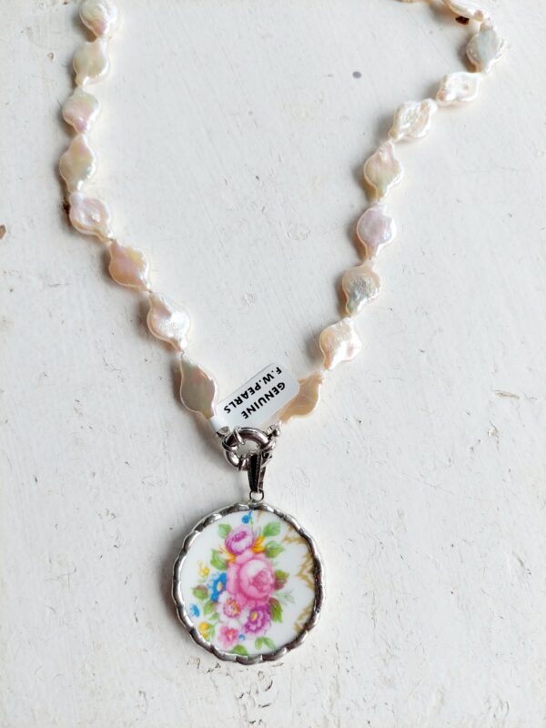 Vintage ceramic pendant - Image 3