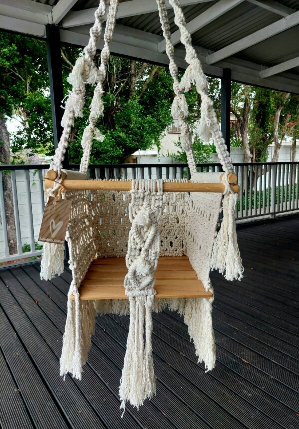 Macrame Baby Swing Chair - Image 6