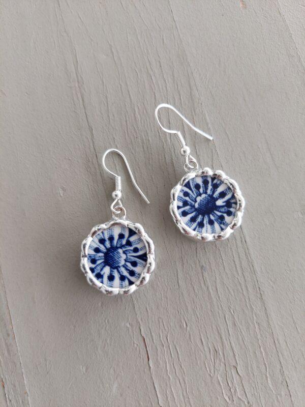 Vintage ceramic earrings - Image 4