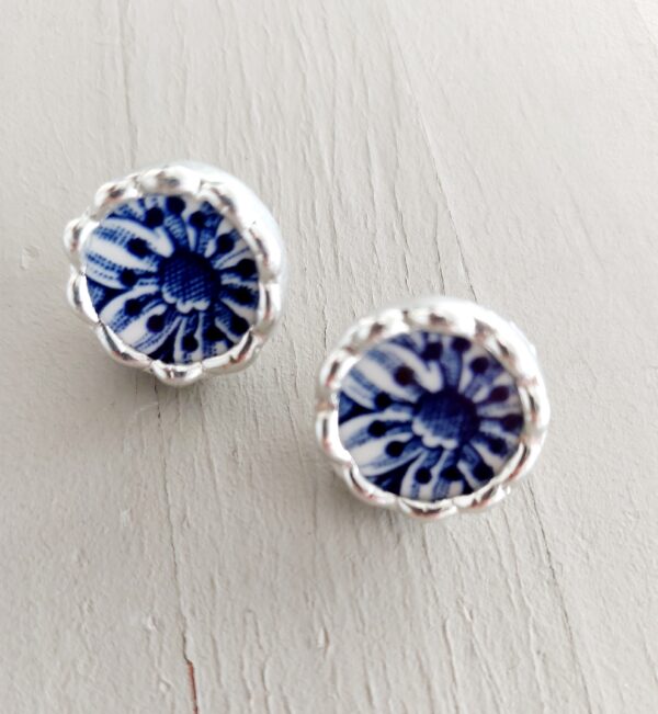 Vintage ceramic earrings - Image 3