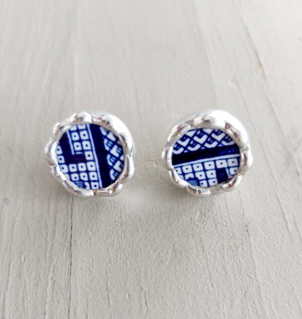Vintage ceramic earrings - Image 2