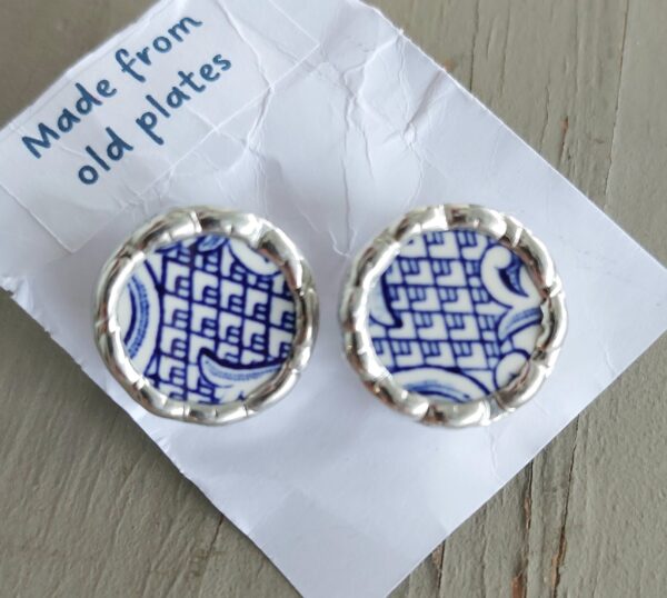 Vintage ceramic earrings - Image 3