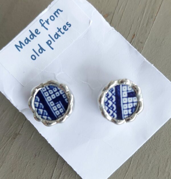 Vintage ceramic earrings - Image 3