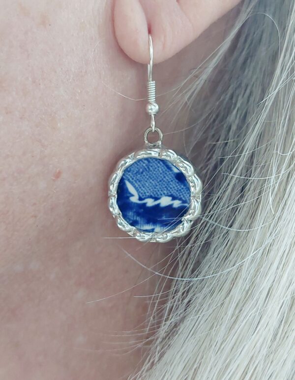 Vintage ceramic earrings - Image 2