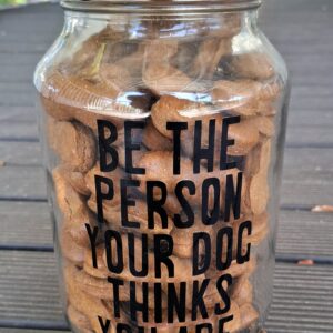 Dog Biscuits Treat Jar - Large