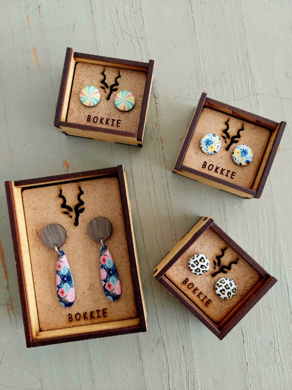 Bokkie earrings small