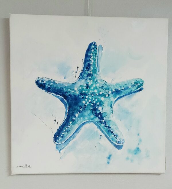 Starfish watercolour painting